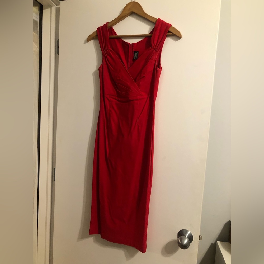Sexy red dress for Christmas.